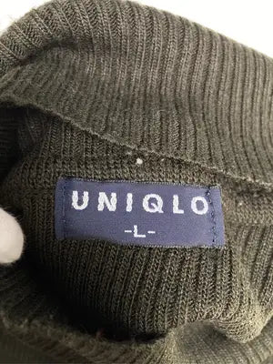 UNIQLO/ユニクロ/ニット/セーター/トップス/カーキ/L