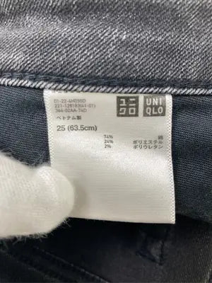 UNIQLO/ユニクロ/デニムパンツ/パンツ/ブラック/25