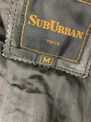 Suburban/レザージャケット/ジャケット/アウター/ブラック/M