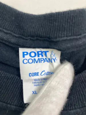PORT＆COMPANY/ポートアンドカンパニー/Tシャツ/カットソー/トップス/ブラック/XL