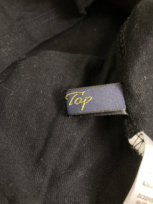 Tip Top/ティップトップ/Tシャツ/カットソー/トップス/ブラック/F