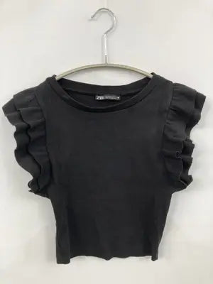 ZARA/ザラ/シャツ/ブラウス/トップス/ブラック/EUR S