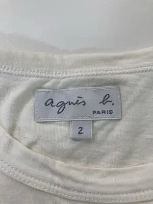 agnes b./アニエスベー/Tシャツ/カットソー/トップス/ホワイト/2