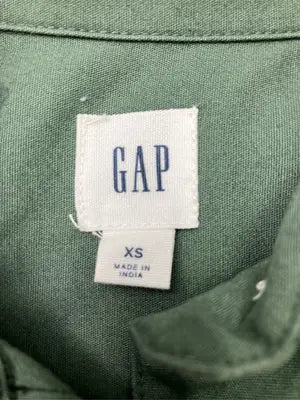 GAP/ギャップ/シャツワンピース/ワンピース/ドレス/グリーン/XS