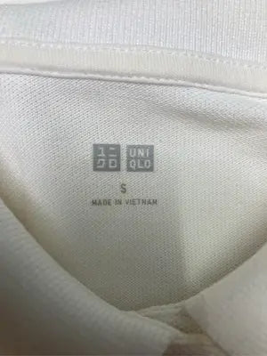 UNIQLO/ユニクロ/ポロシャツ/トップス/ホワイト/S