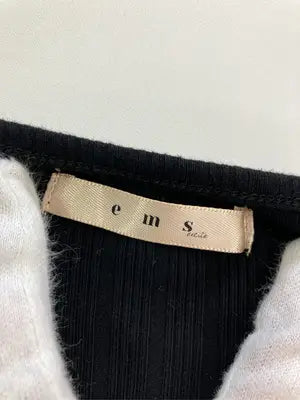 ems excite/エムズエキサイト/Tシャツ/カットソー/トップス/ブラック/F