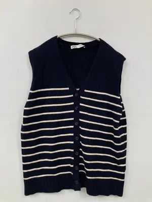 ZARA/ザラ/ベスト/トップス/ネイビー/USA M