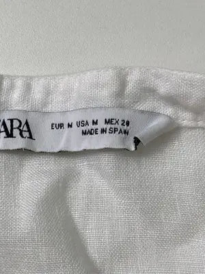 ZARA/ザラ/シャツ/ブラウス/トップス/ホワイト/M