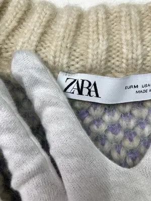 ZARA/ザラ/ベスト/トップス/ベージュ/USA M