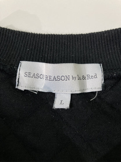 SEASON REASON by Lin&Red/シーズンリーズンバイリンアンドレッド/シャツ/ブラウス/トップス/ブラック/L
