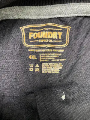 THE FOUNDRY/ポロシャツ/トップス/ブラック/4XL