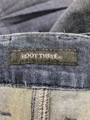 ROOT THREE/デニムパンツ/パンツ/ネイビー