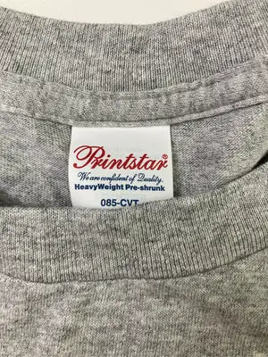Printstar/プリントスター/Tシャツ/カットソー/トップス/グレー/M