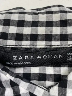 ZARA WOMAN/ザラウーマン/シャツ/ブラウス/トップス/ブラック/USA XS
