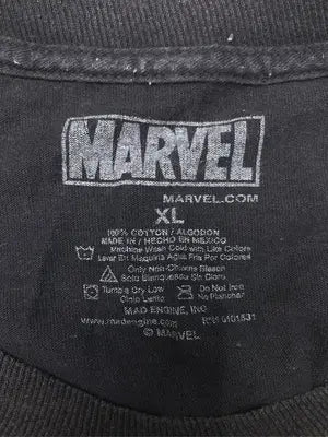 MARVEL/マーベル/Tシャツ/カットソー/トップス/ブラック/XL