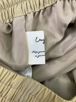 Ungrid/アングリッド/ナイロンパンツ/パンツ/ベージュ/F