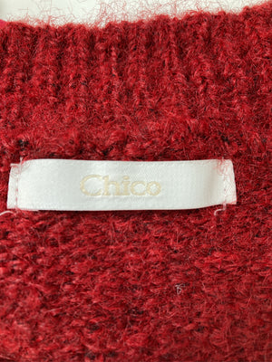 Chico/チコ/ニット/セーター/トップス/レッド/F