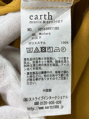 earth music&ecology/アースミュージックアンドエコロジー/シャツ/ブラウス/トップス/イエロー/F