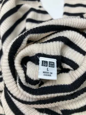 UNIQLO/ユニクロ/ニット/セーター/トップス/ベージュ/L