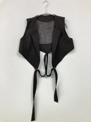 GAWAO/ベスト/トップス/ブラック