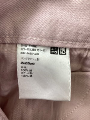 UNIQLO/ユニクロ/チノパンツ/パンツ/ピンク/25（63.5）