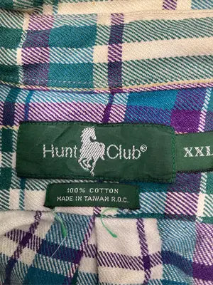 Hunt club/ハントクラブ/シャツ/ブラウス/トップス/グリーン/XXL