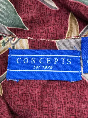 CONCEPTS/シャツ/ブラウス/トップス/レッド/L