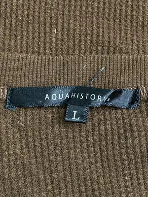 AQUAHISTORY/ワンピース/ワンピース/ドレス/ブラウン/L