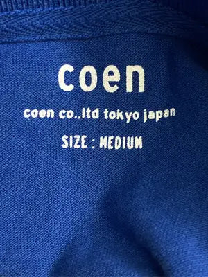 coen/コーエン/ポロシャツ/トップス/ブルー/MEDIUM