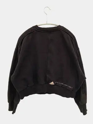 adidas×STELLAMcCARTNEY/スウェット/トップス/ブラック/2XS