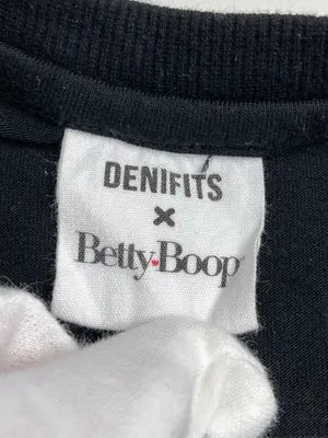 Betty・Boop/ベティブープ/Tシャツ/カットソー/トップス/ブラック/4L