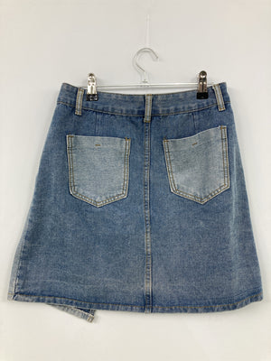 デニムスカート/スカート/ブルー
