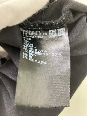 UNIQLO JW Anderson/ユニクロジェイダブリューアンダーソン/Tシャツ/カットソー/トップス/ブラック/M