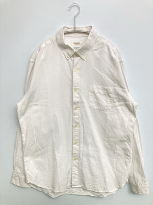 NAVY/ネイビー/シャツ/ブラウス/トップス/ホワイト/XL