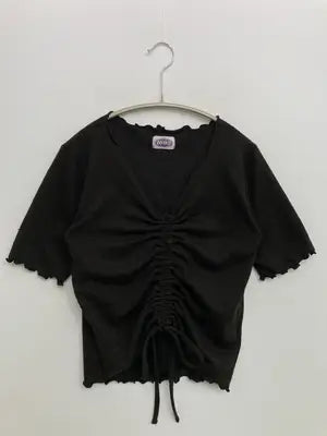 1095/Tシャツ/カットソー/トップス/ブラック/M