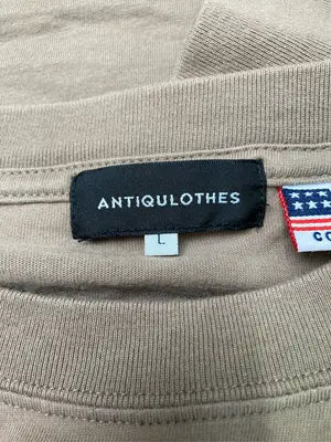 ANTIQULOTHES/アンティクローズ/Tシャツ/カットソー/トップス/ブラウン/L