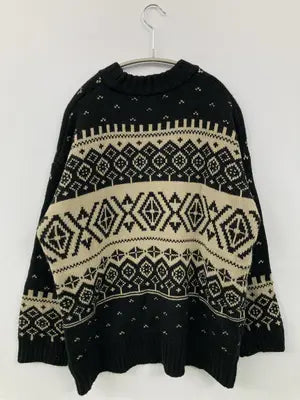 Samansa Mos2 blue/サマンサモスモスブルー/ニット/セーター/トップス/ブラック/フリー