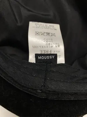 MOUSSY/マウジー/キャスケット/帽子/ブラック/FREE