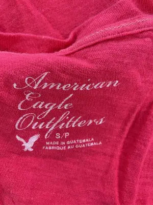 American Eagle Outfitters/アメリカンイーグルアウトフィッターズ/Tシャツ/カットソー/トップス/レッド/S/P