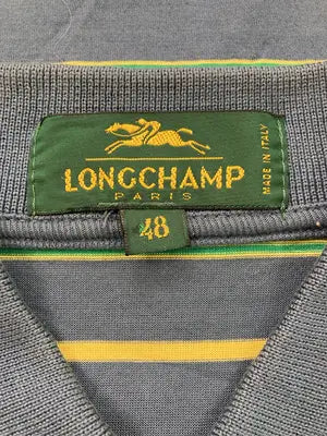 LONGCHAMP/ポロシャツ/トップス/ネイビー/48