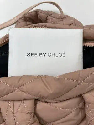 SEE BY CHLOE/ハンドバッグ/バッグ/ベージュ