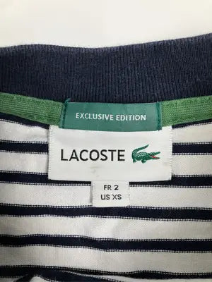 LACOSTE/ラコステ/Tシャツ/カットソー/トップス/ホワイト/FR 2/US XS