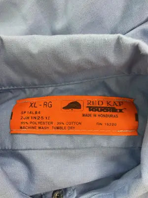 RED KAP/レッドキャップ/シャツ/ブラウス/トップス/ブルー/XL