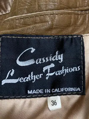 Continental Leather Fashions/レザージャケット/ジャケット/アウター/ブラウン/36