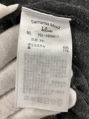 Samansa Mos2 blue/サマンサモスモスブルー/カーディガン/ボレロ/トップス/グレー/F
