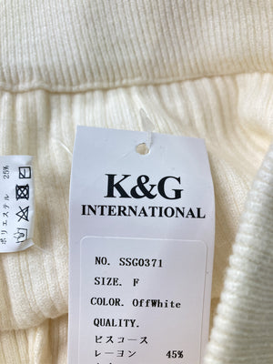 K&G/その他パンツ/パンツ/アイボリー/F
