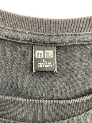 UNIQLO/ユニクロ/Tシャツ/カットソー/トップス/ブラック/L