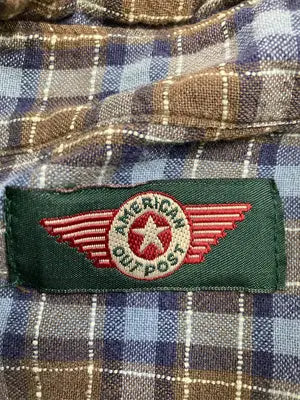 AMERICAN OUTPOST/シャツ/ブラウス/トップス/ブラウン/XL