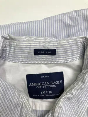 American Eagle Outfitters/アメリカンイーグルアウトフィッターズ/シャツ/ブラウス/トップス/スカイブルー/XXL