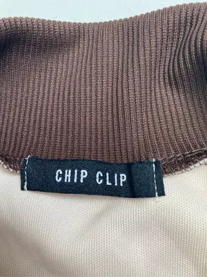 Chip Clip/チップクリップ/ジャージ/トラックジャケット/トップス/ブラウン/M